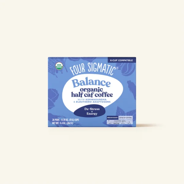 Balance Half Caf Coffee Pods Box - 24 count