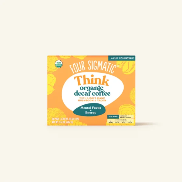 Buy Four Sigmatic Think Decaf Coffee Pods Box- 24 count Online